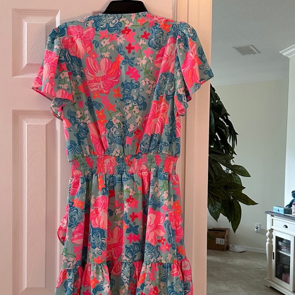NWT Lilly Pulitzer MaryAnne Flutter Sleeve  Size 12 - Picture 2 of 13